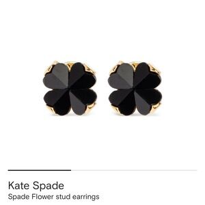 Kate Spade New York Spade Flower Stud Earrings NWT